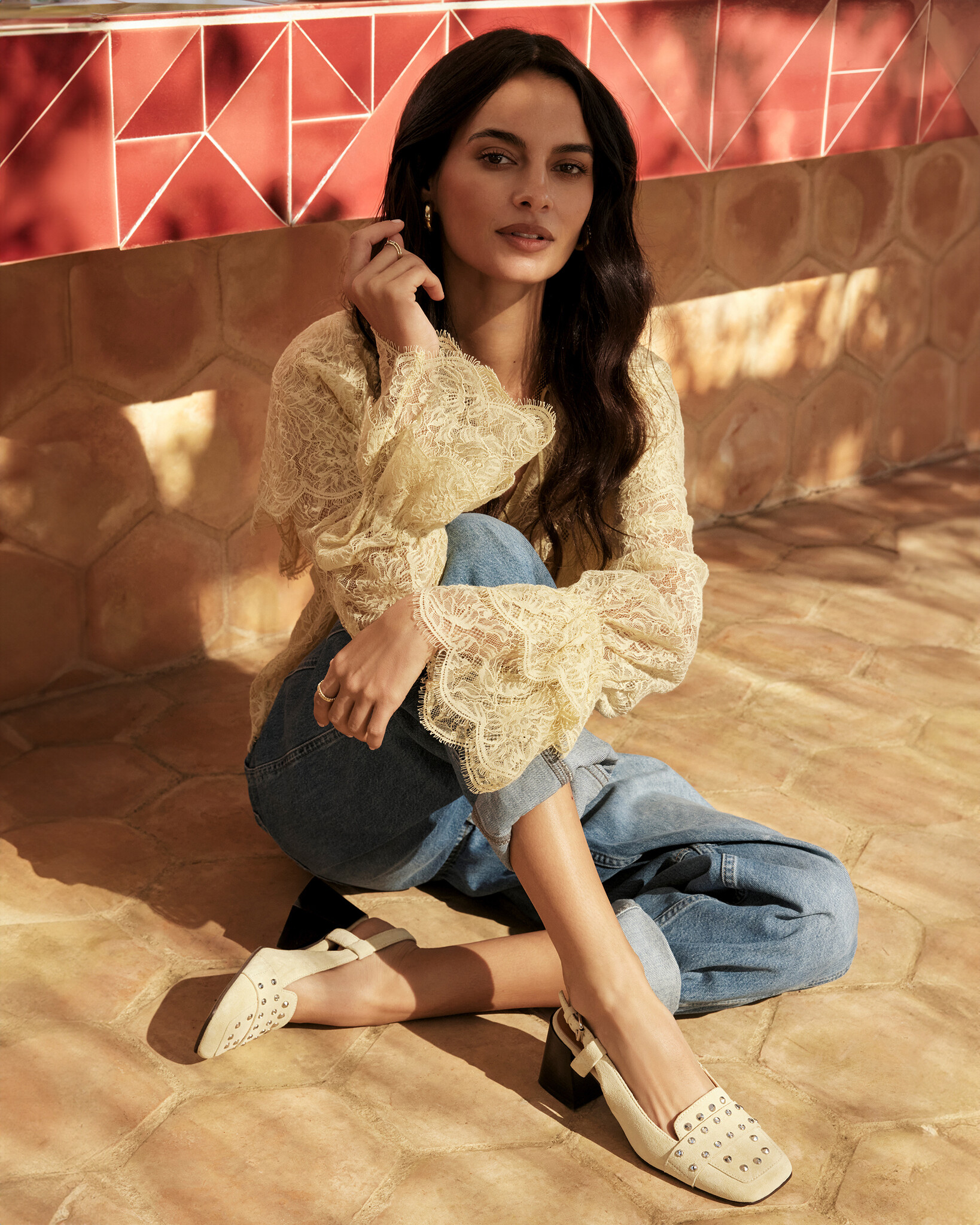 Via Vai VIA VAI Slingback Laine Julia 62402-03-716 Geel