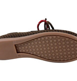 Posa Posa Boat Loafer Perforated Donker Bruin
