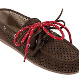 Posa Posa Boat Loafer Perforated Donker Bruin