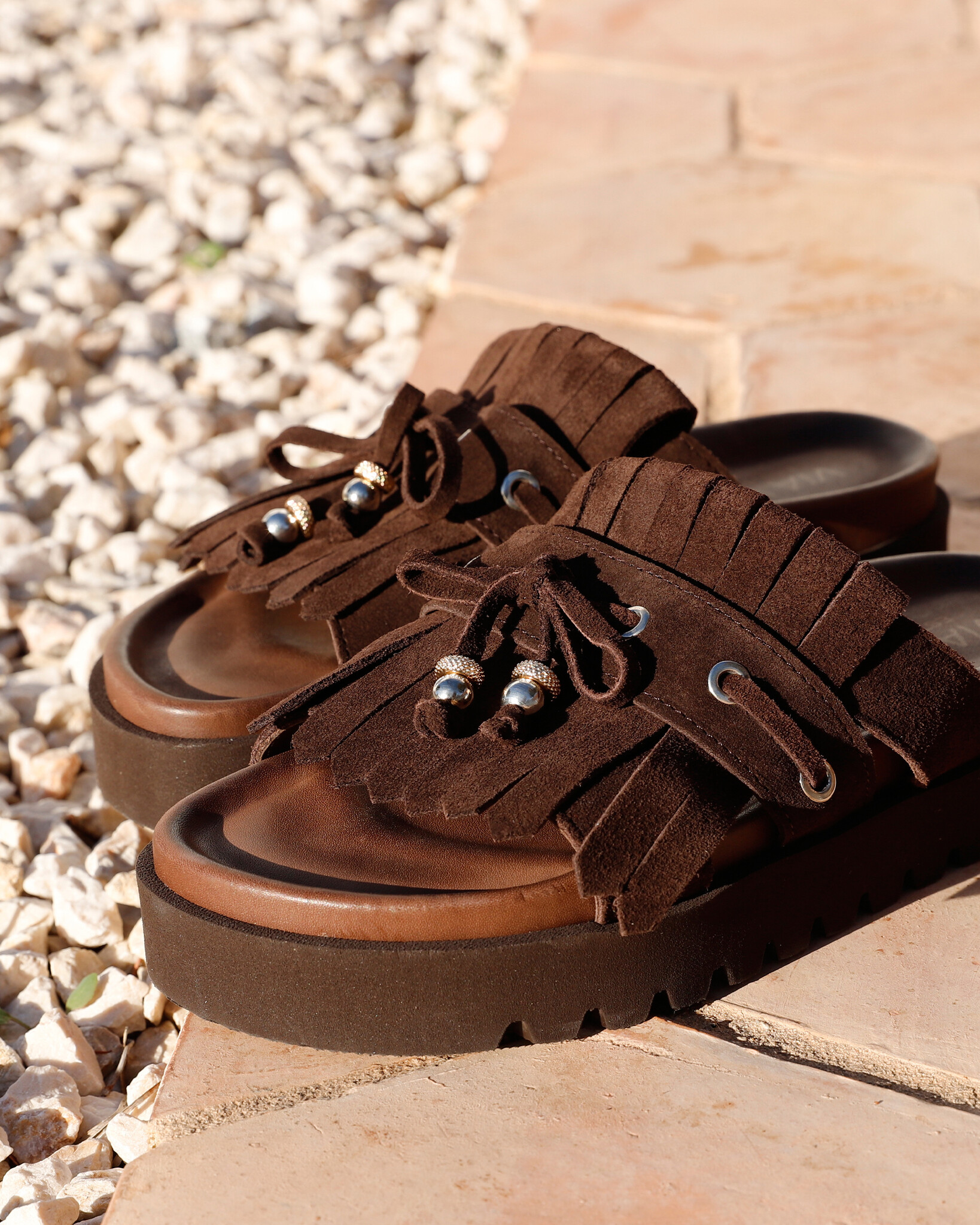 Via Vai VIA VAI Sandaal Rae Laila 62356-01-318 Bruin