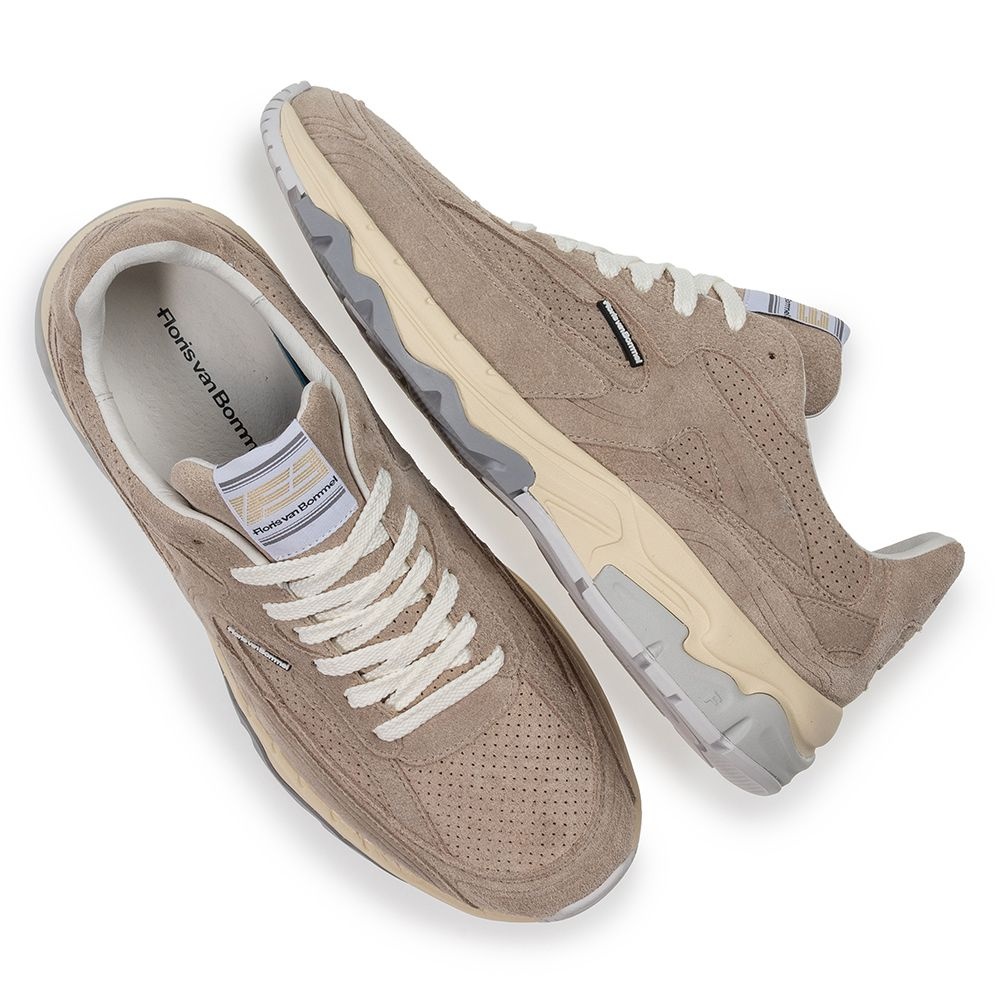 Floris van Bommel Floris van Bommel Sneaker De Rezer 02.08 Licht Bruin