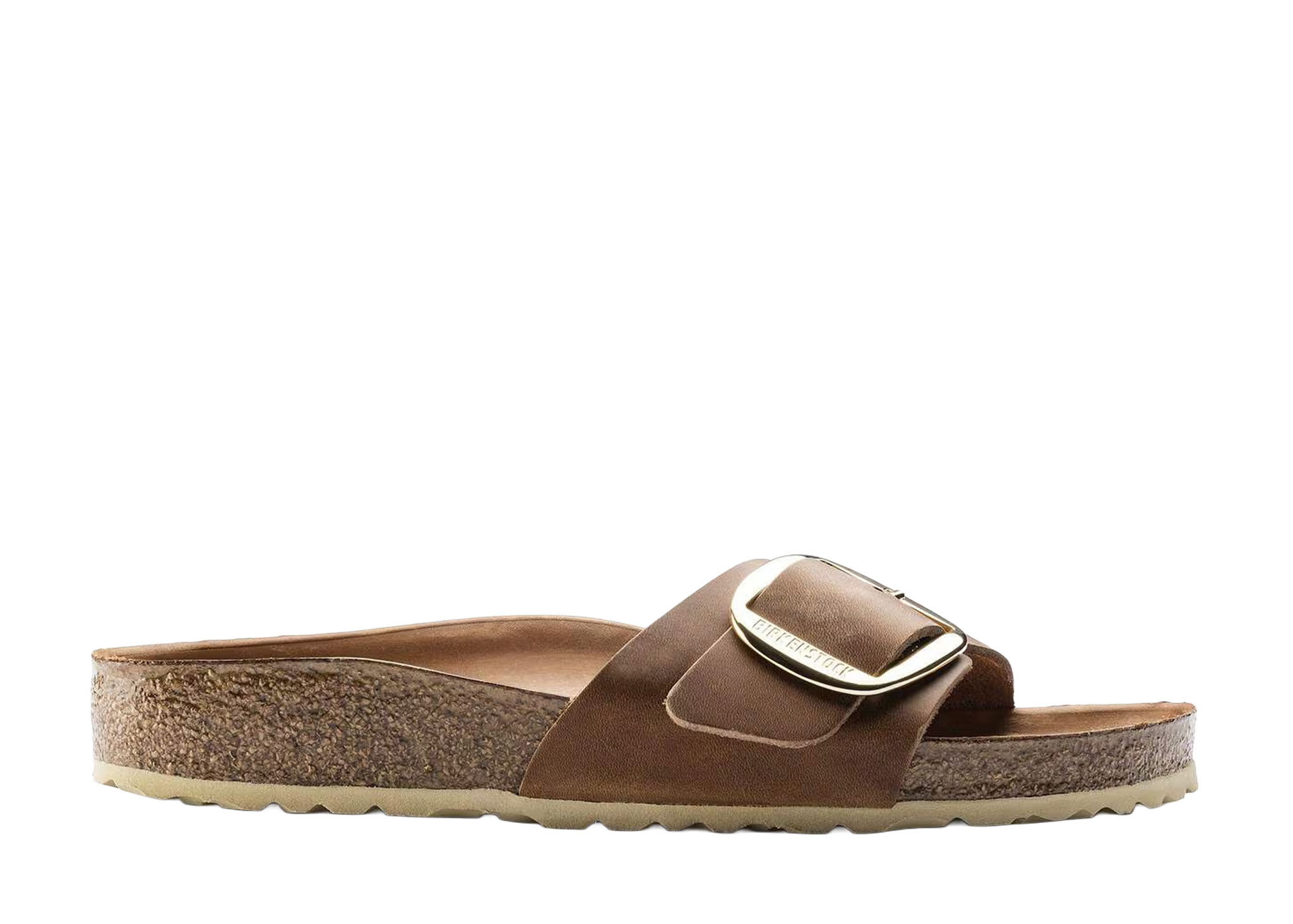 Birkenstock Birkenstock Slipper Madrid Big Buckle 1006525 Cognac