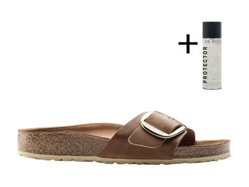 Birkenstock Birkenstock Slipper Madrid Big Buckle 1006525 Cognac