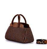 ViaMailBag ViaMailBag Tas Lizzy Rover Bruin / Zwart