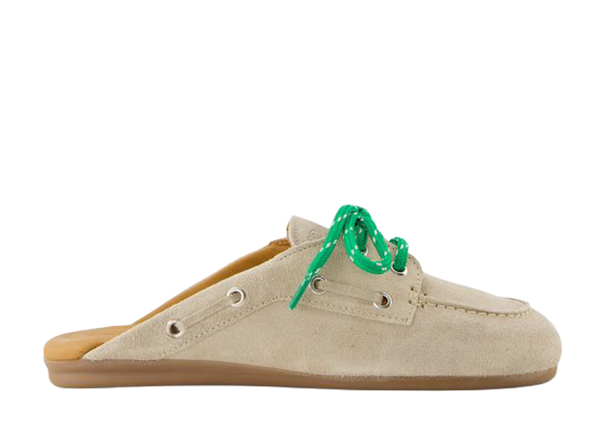 Posa Posa Boatloafer Mule Licht Taupe