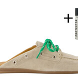 Posa Posa Boatloafer Mule Licht Taupe