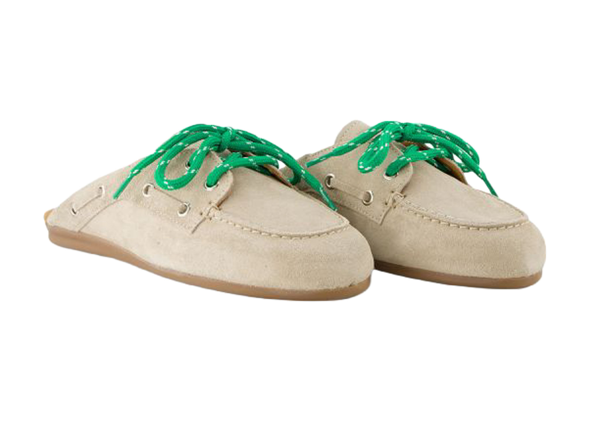 Posa Posa Boatloafer Mule Licht Taupe