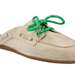 Posa Posa Boatloafer Mule Licht Taupe