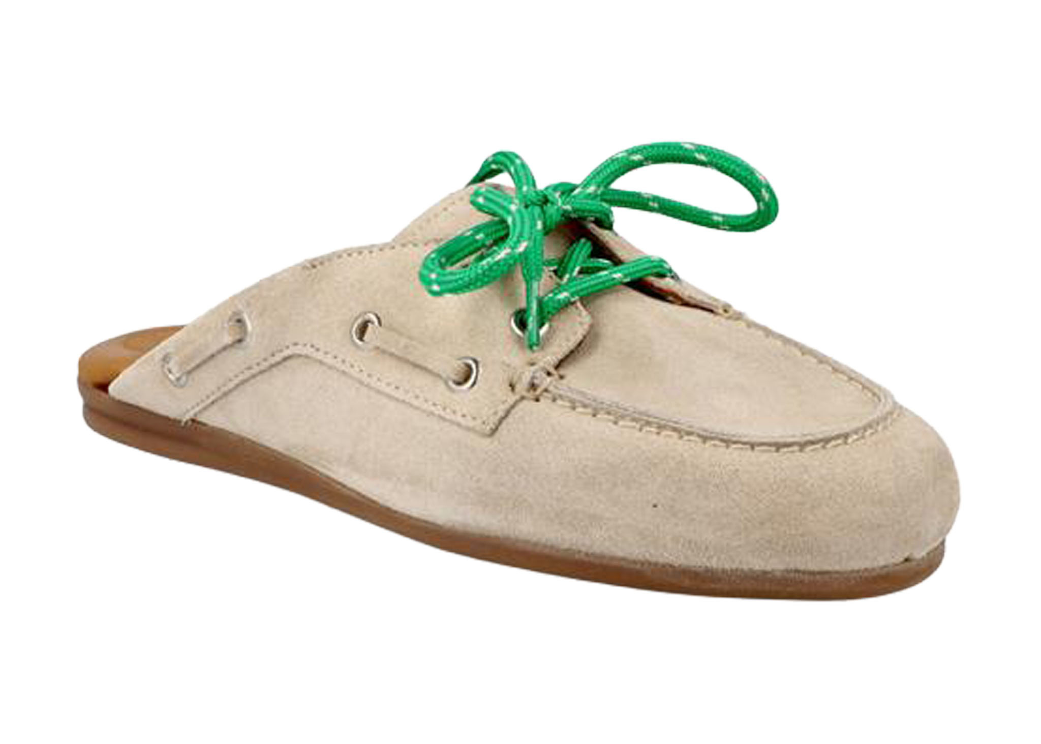 Posa Posa Boatloafer Mule Licht Taupe