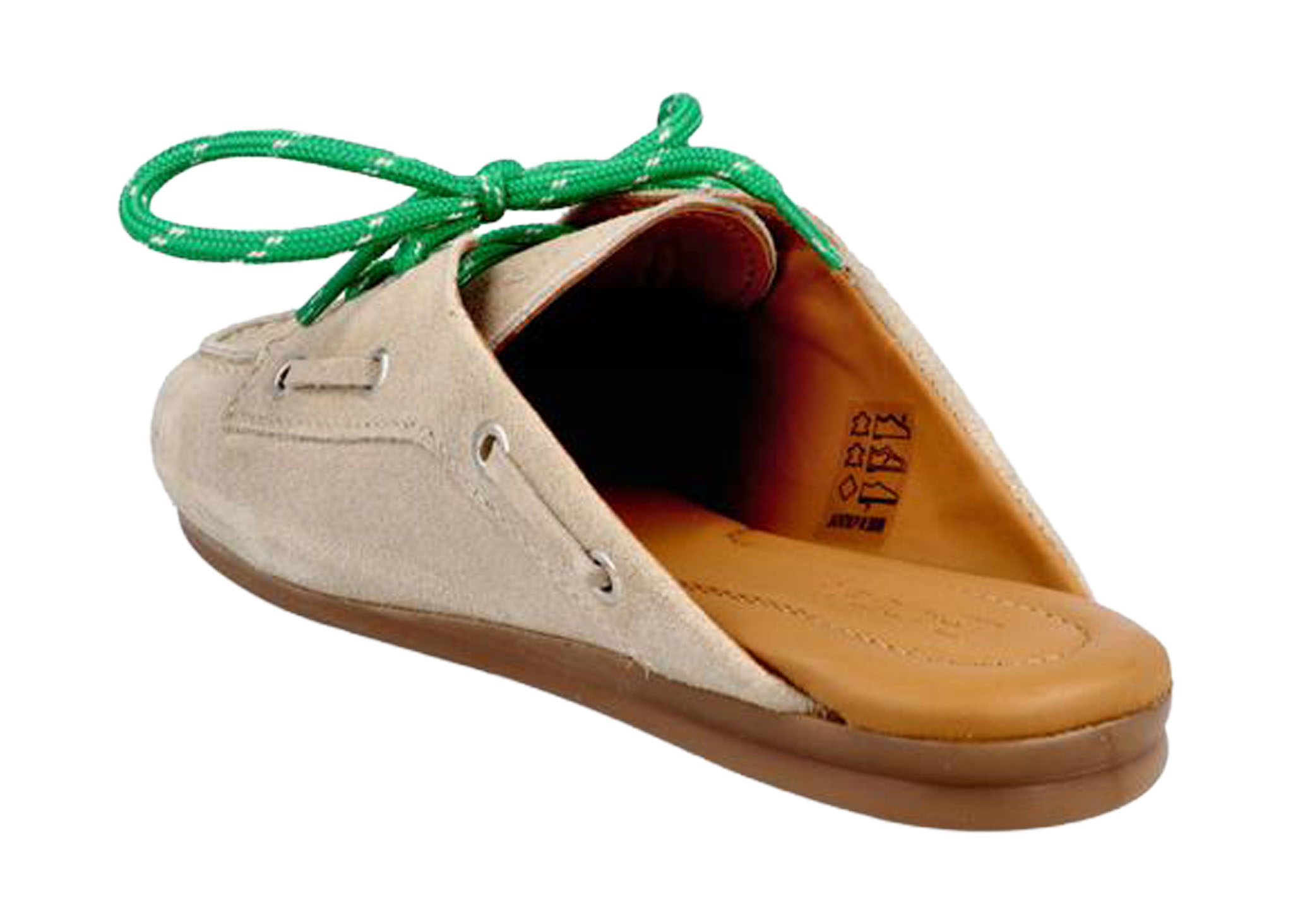 Posa Posa Boatloafer Mule Licht Taupe