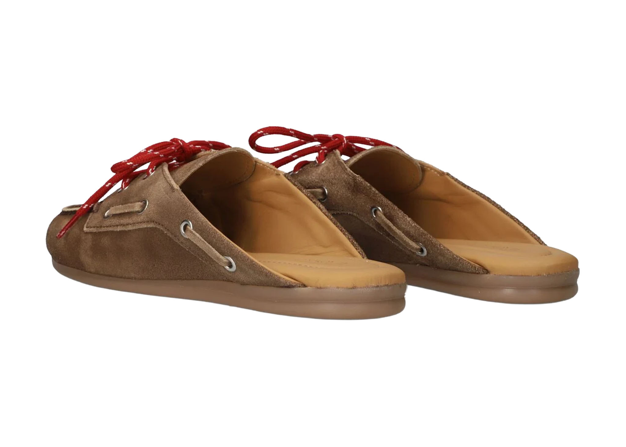 Posa Posa Boatloafer Mule Donker Bruin