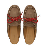 Posa Posa Boatloafer Mule Donker Bruin