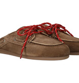 Posa Posa Boatloafer Mule Donker Bruin