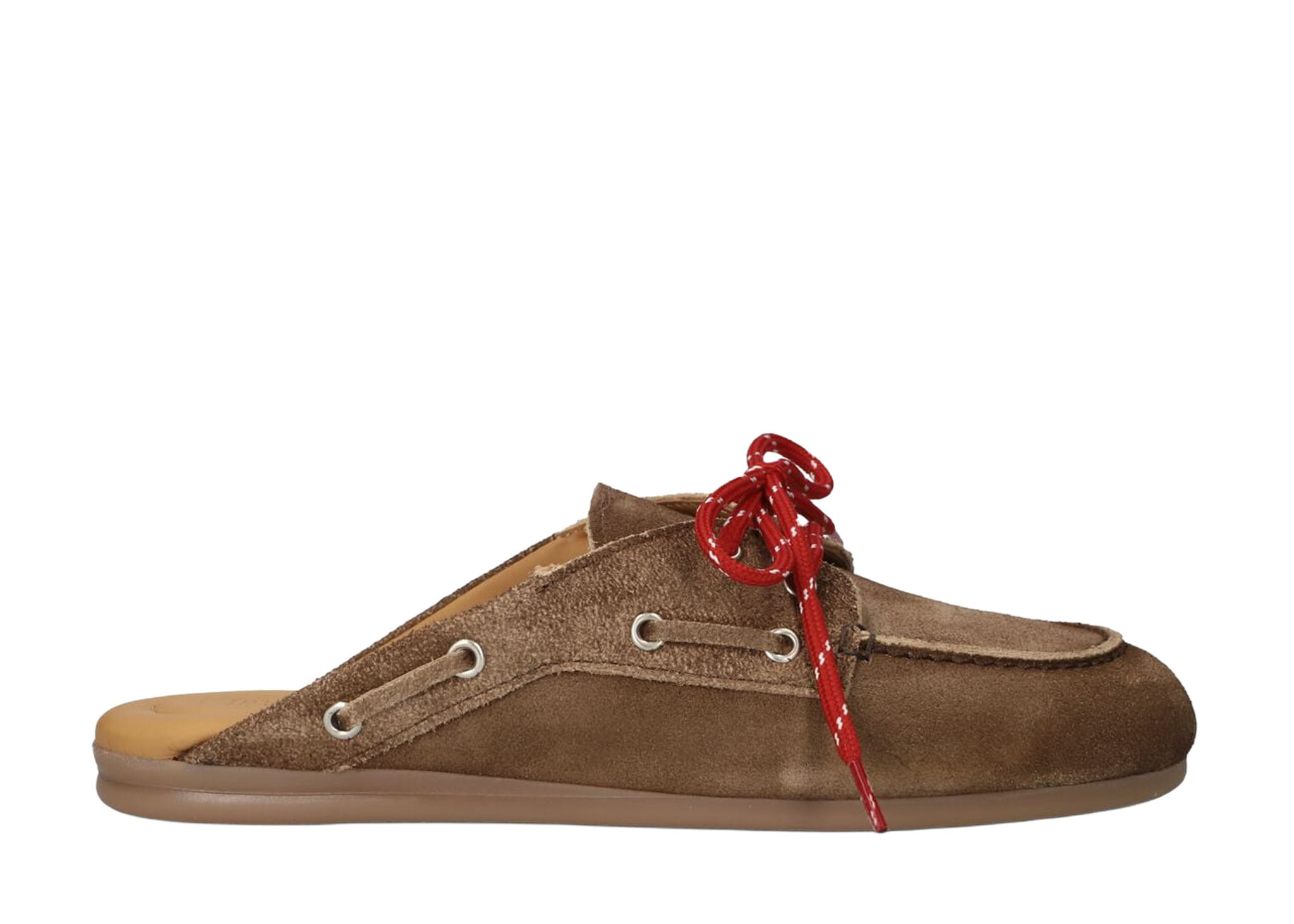 Posa Posa Boatloafer Mule Donker Bruin
