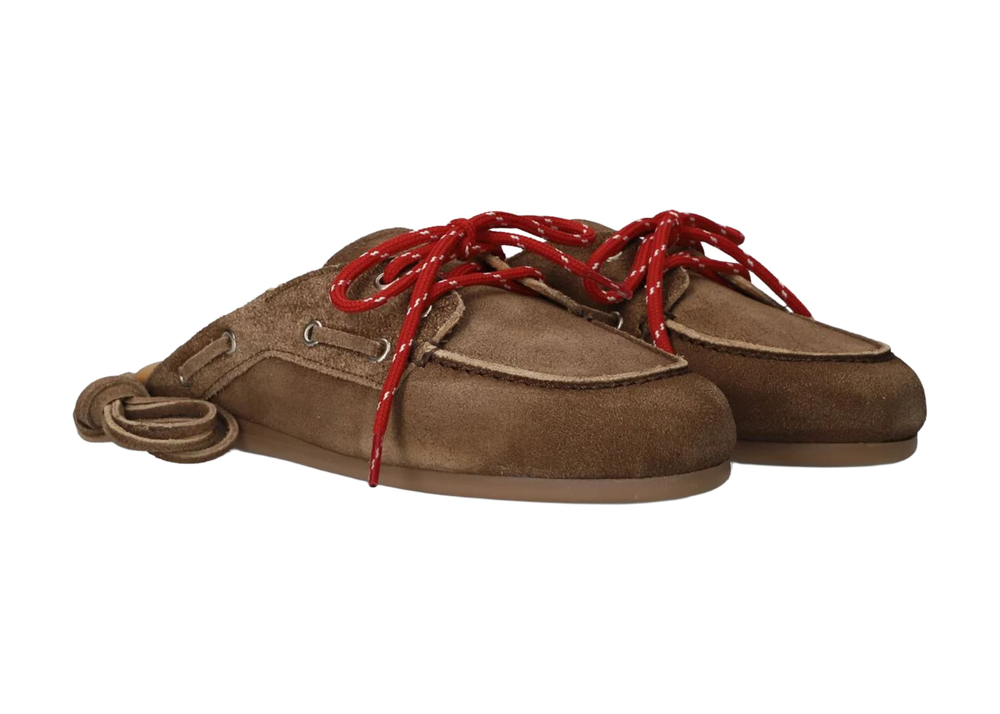 Posa Posa Boatloafer Mule Donker Bruin