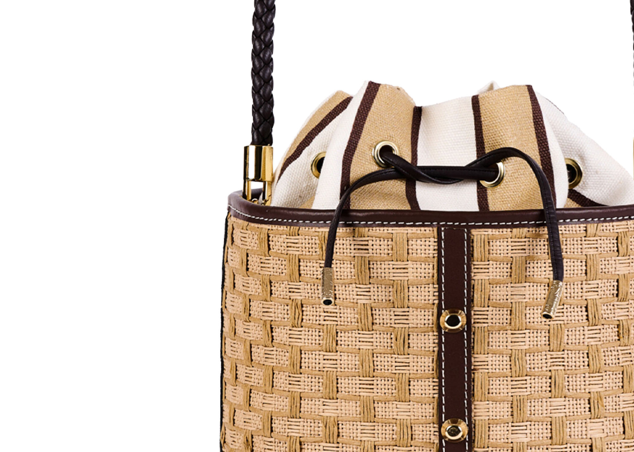 ViaMailBag ViaMailBag Tas Bouquet Rattan Naturel