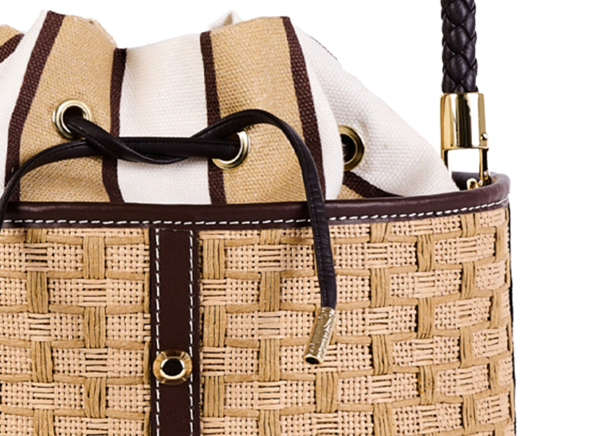 ViaMailBag ViaMailBag Tas Bouquet Rattan Naturel