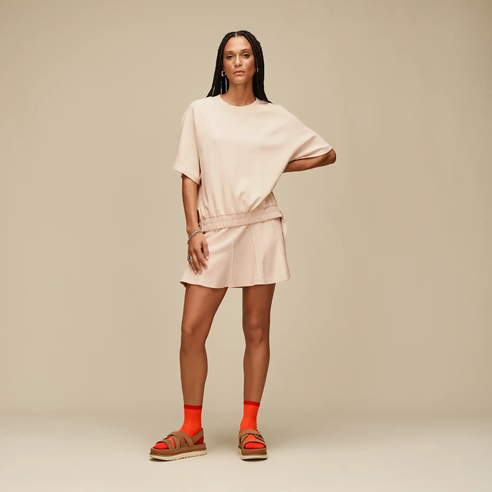 UGG UGG Sandaal Goldenstar Gleam Chestnut
