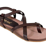 Red Rag Red Rag Sandaal 79724 Donker Bruin