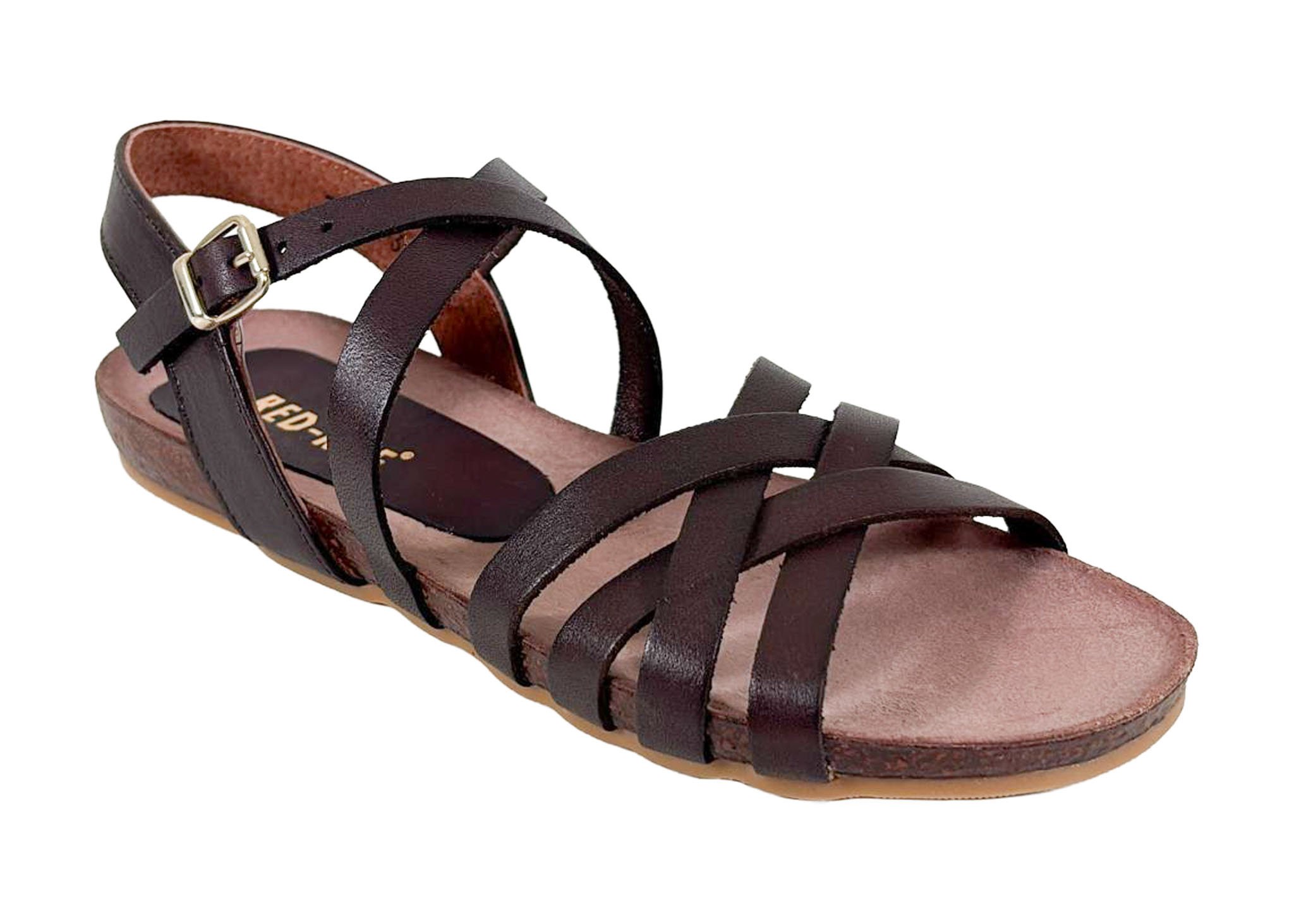 Red Rag Red Rag Sandaal 79226 Donker Bruin