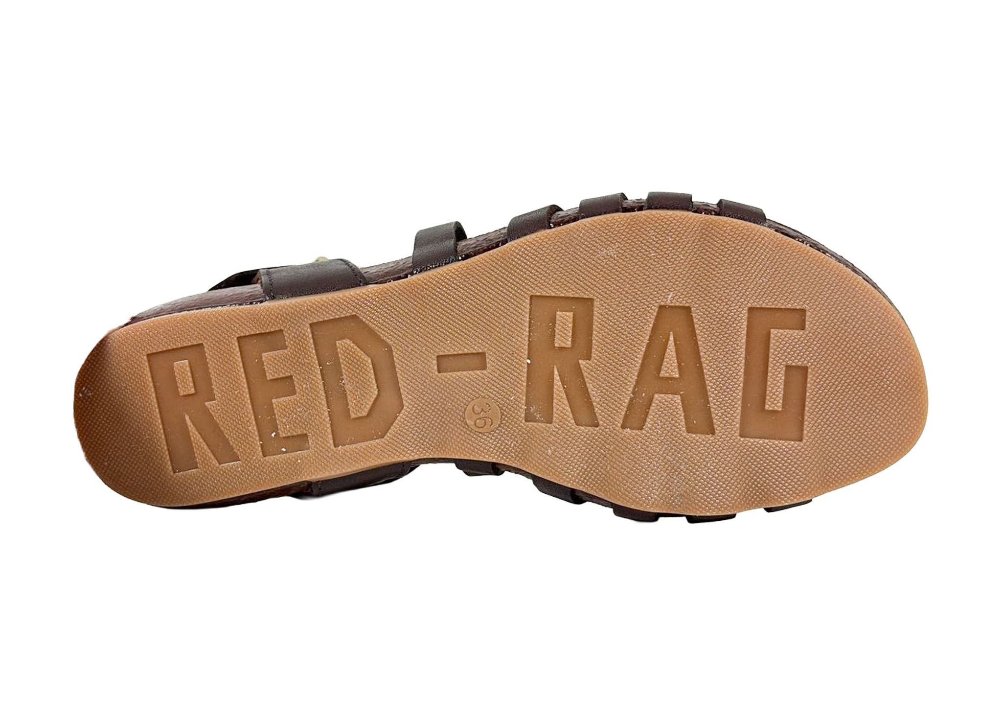 Red Rag Red Rag Sandaal 79226 Donker Bruin