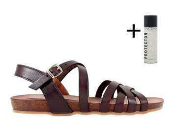 Red Rag Red Rag Sandaal 79226 Donker Bruin