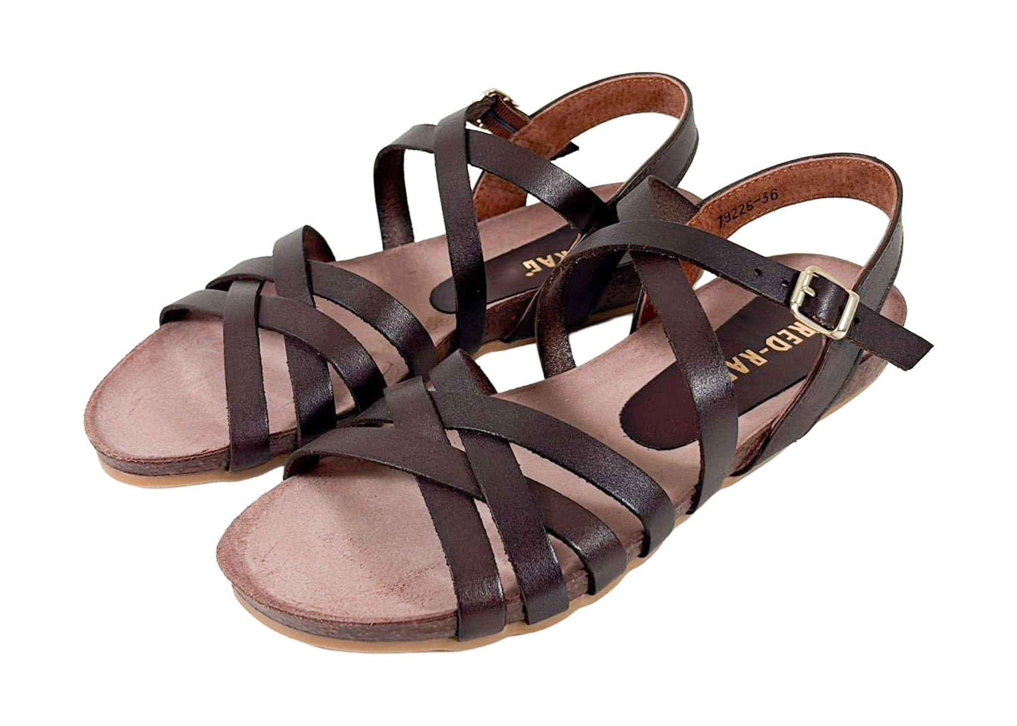 Red Rag Red Rag Sandaal 79226 Donker Bruin