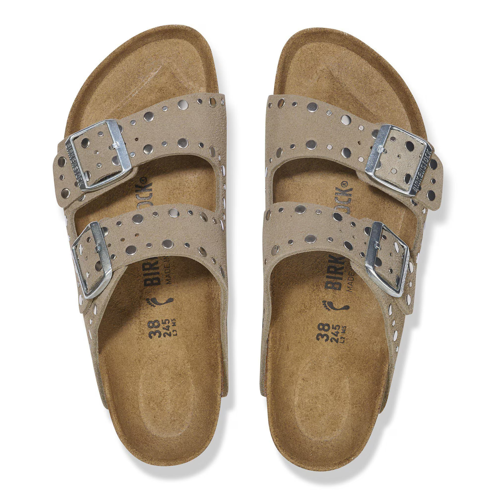 Birkenstock Birkenstock Sandaal Arizona Rivet Border 1029390 Taupe