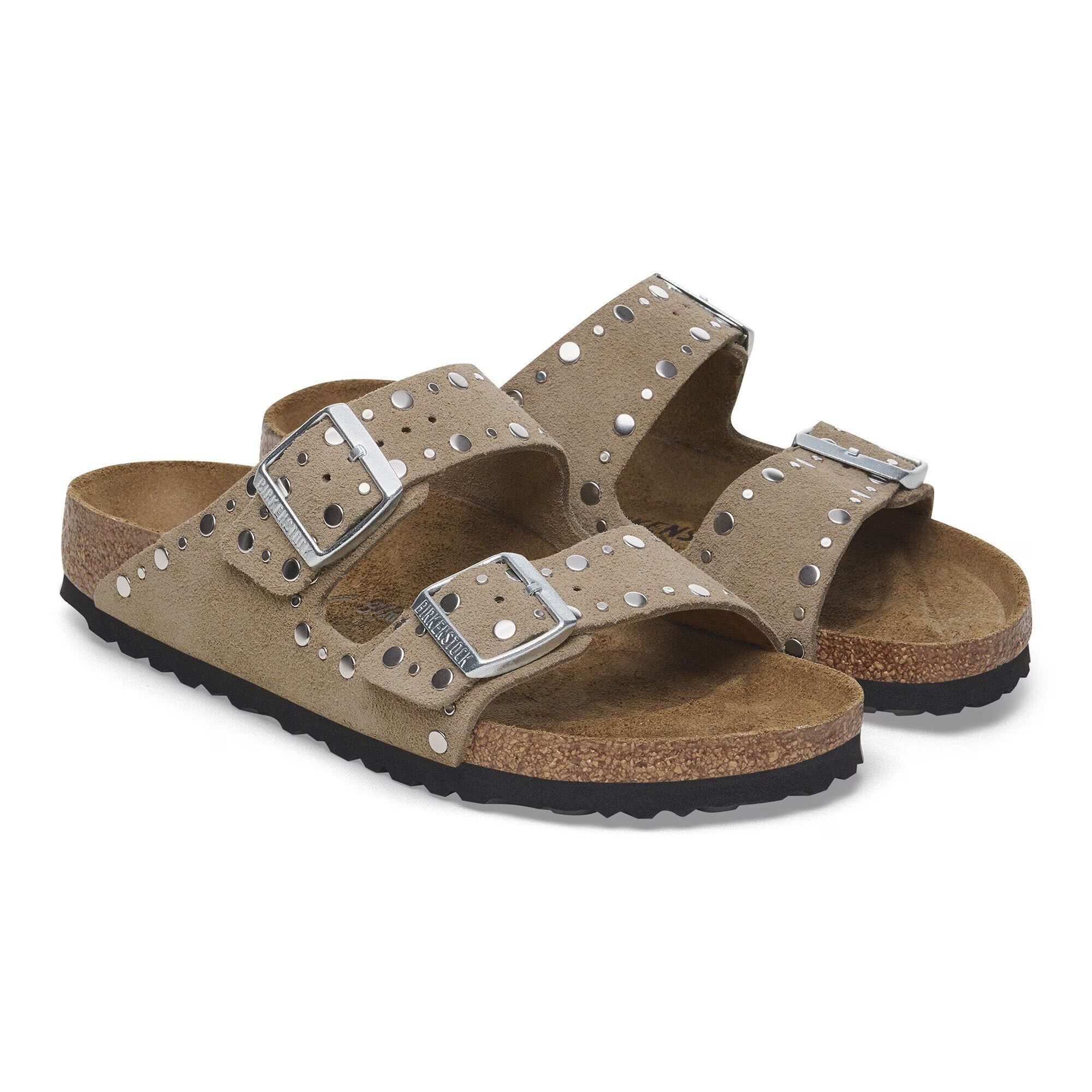Birkenstock Birkenstock Sandaal Arizona Rivet Border 1029390 Taupe