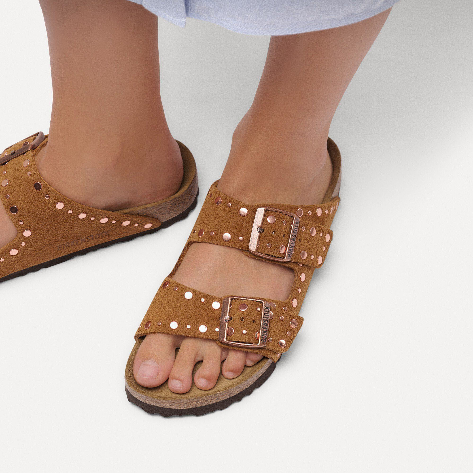 Birkenstock Birkenstock Sandaal Arizona Rivet Border 1031731 Cognac