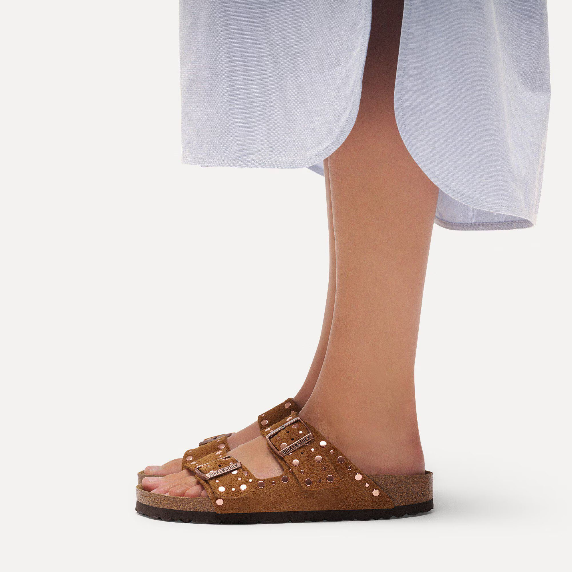 Birkenstock Birkenstock Sandaal Arizona Rivet Border 1031731 Cognac