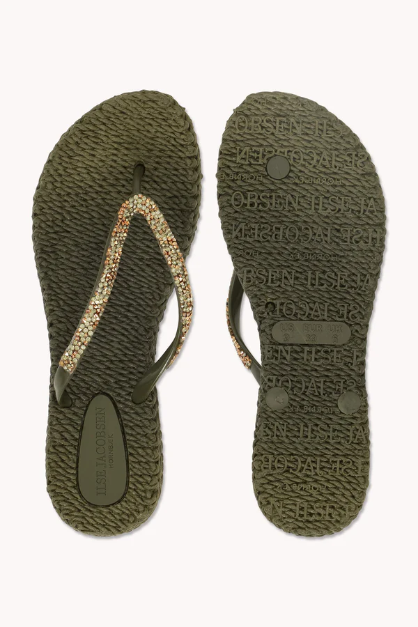 Ilse Jacobsen Ilse Jacobsen Slipper Cheerful Glitter 03C Army