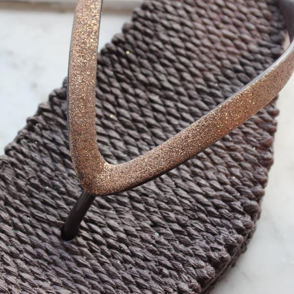 Ilse Jacobsen Ilse Jacobsen Slipper Cheerful Glitter 01 Prune