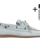 Via Vai VIA VAI Mocassins June Loua 62374-01-1341 Licht Blauw