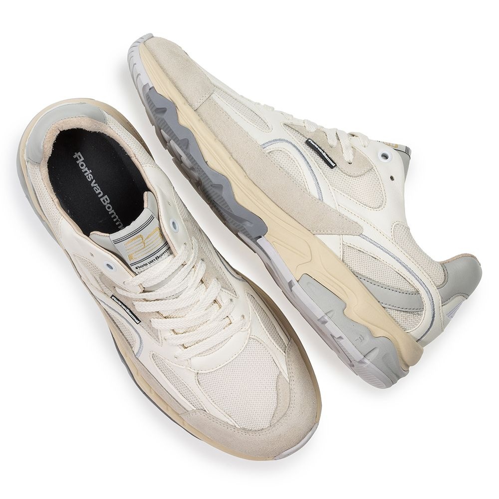 Floris van Bommel Floris van Bommel Sneaker  De Rezer 01.32 Donker Wit