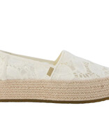 TOMS TOMS Espadrilles Valencia 10023045 Wit Crochet