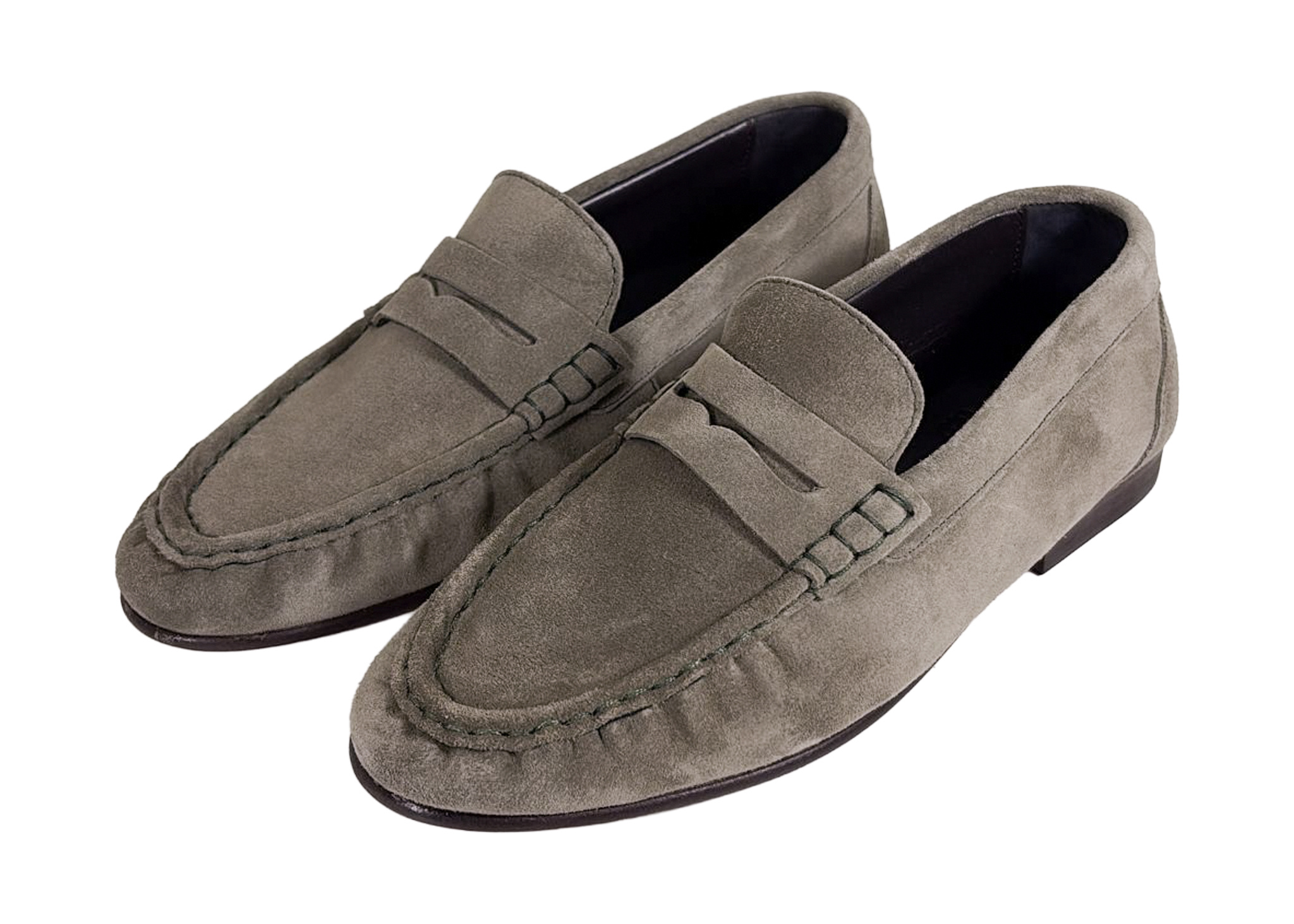 Posa Posa Penny Loafer Wrinkle Khaki