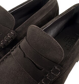 Posa Posa Penny Loafer Wrinkle Donker Bruin