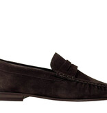 Posa Posa Penny Loafer Wrinkle Donker Bruin