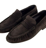 Posa Posa Penny Loafer Wrinkle Donker Bruin
