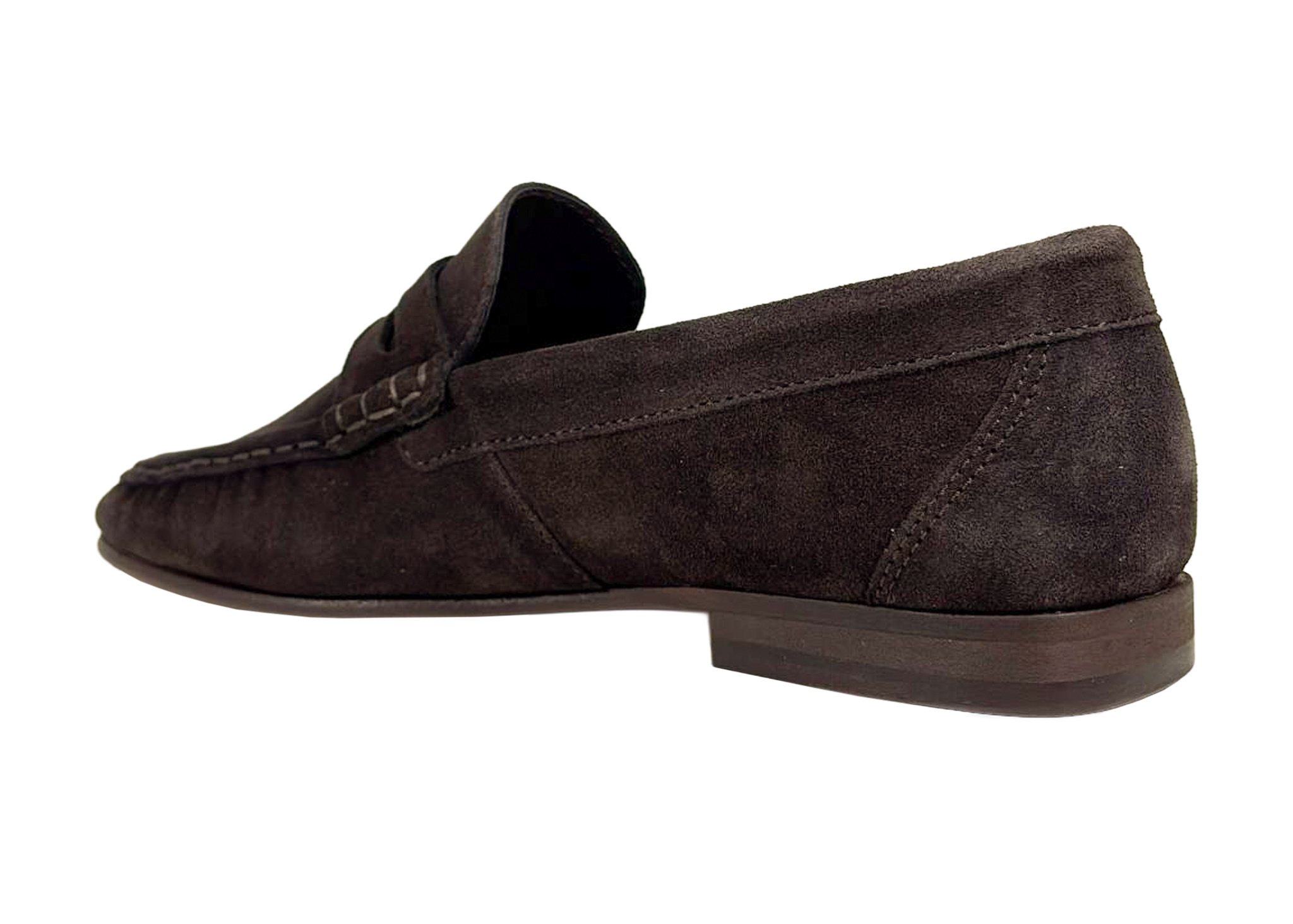 Posa Posa Penny Loafer Wrinkle Donker Bruin