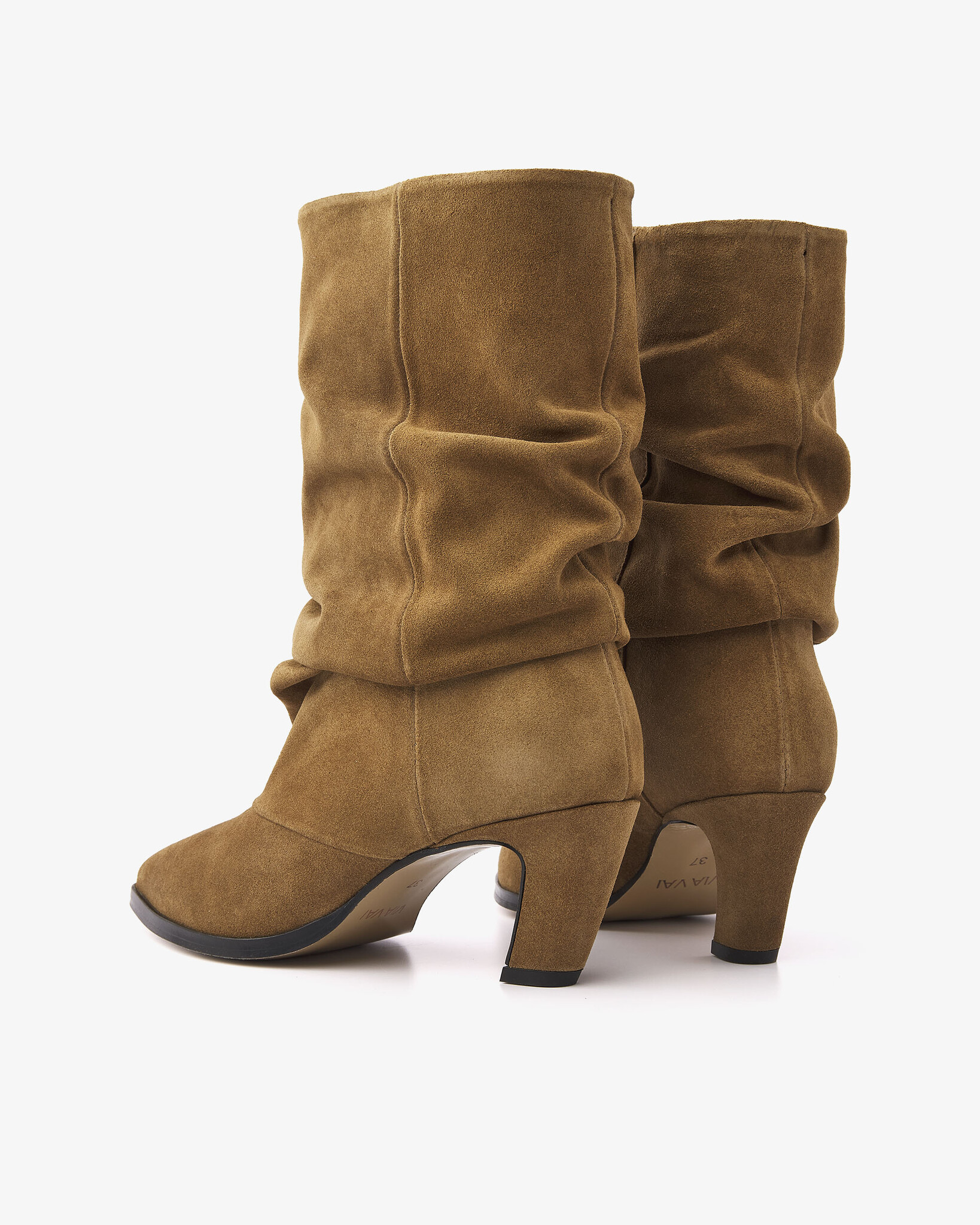 Via Vai VIA VAI Enkellaarsje Elisa Palmer 62492-01-1384 Khaki