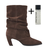 Via Vai VIA VAI Enkellaarsje Elisa Palmer 62492-01-316 Donker Bruin