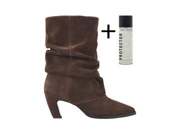 Via Vai VIA VAI Enkellaarsje Elisa Palmer 62492-01-316 Donker Bruin