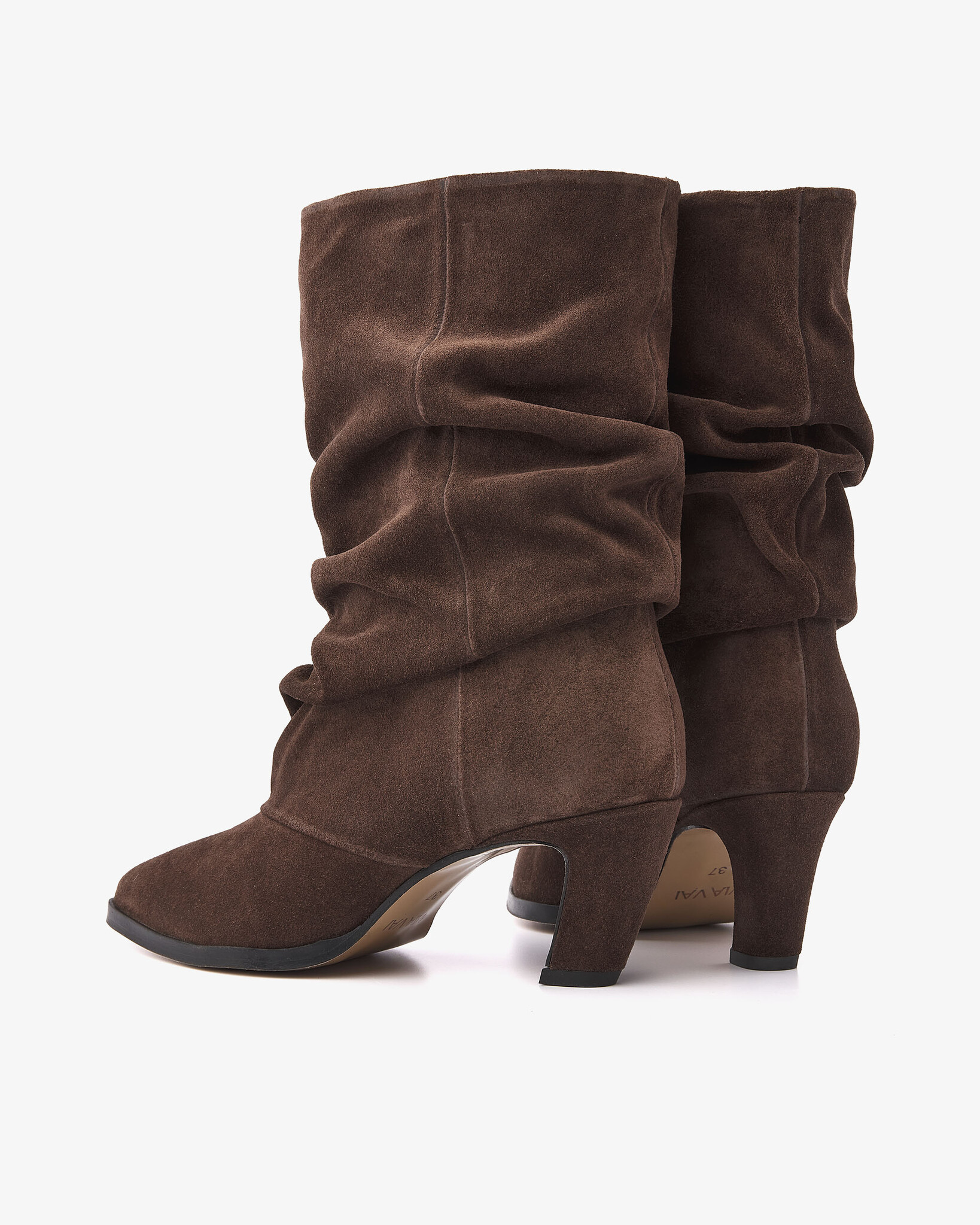 Via Vai VIA VAI Enkellaarsje Elisa Palmer 62492-01-316 Donker Bruin