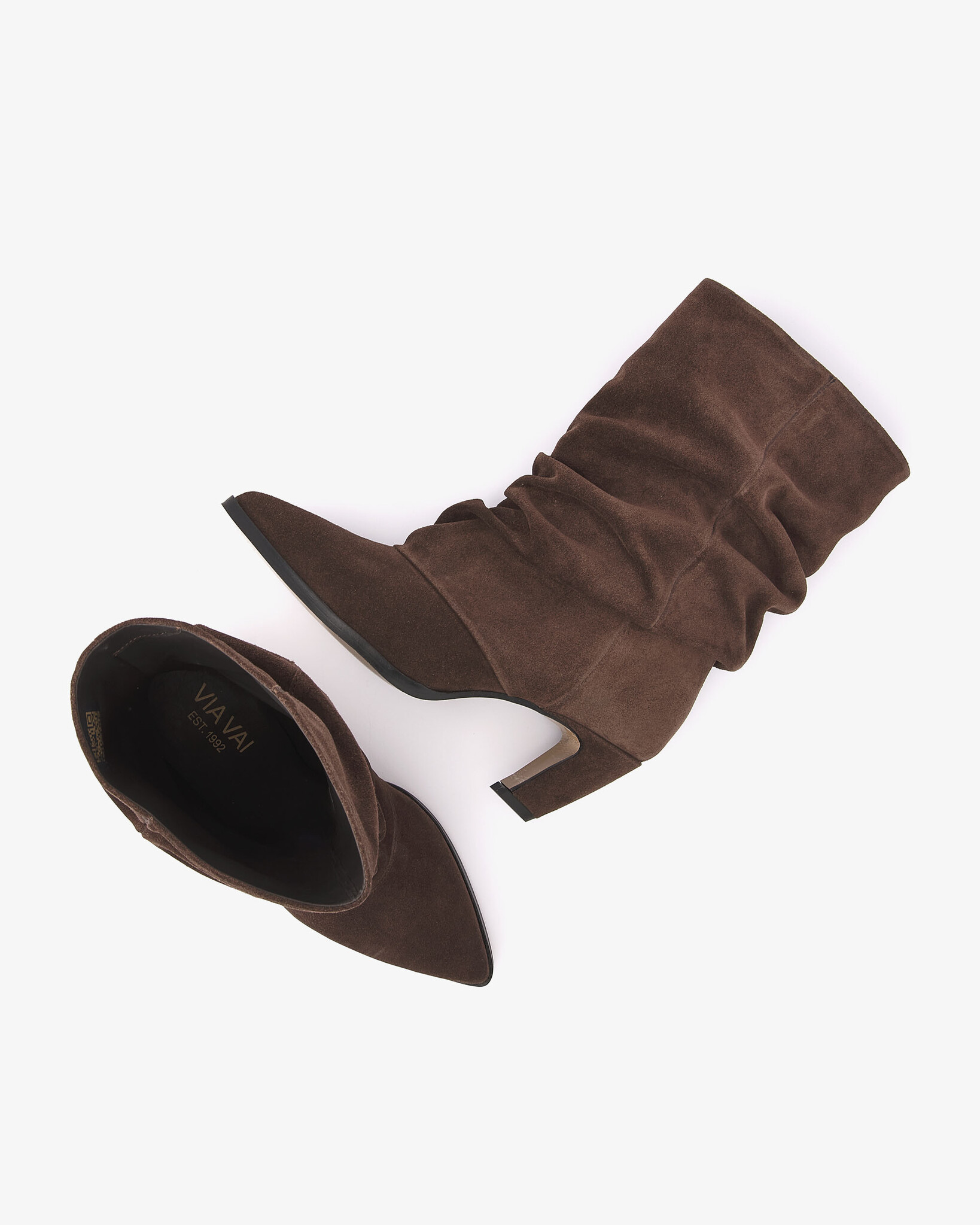 Via Vai VIA VAI Enkellaarsje Elisa Palmer 62492-01-316 Donker Bruin