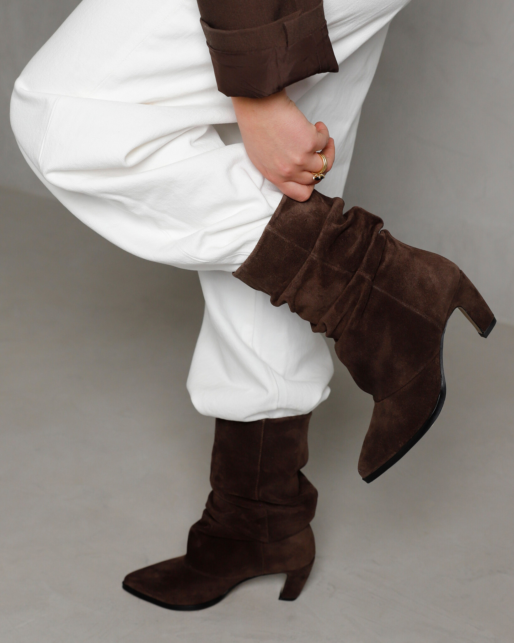 Via Vai VIA VAI Enkellaarsje Elisa Palmer 62492-01-316 Donker Bruin