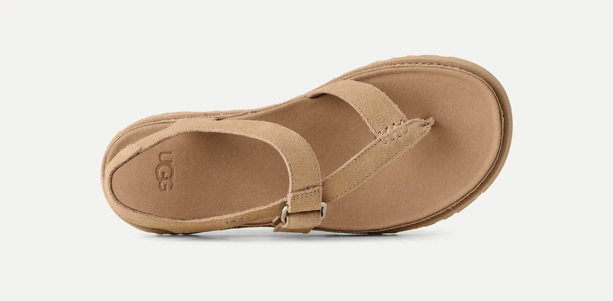 UGG UGG Sandaal Goldengaze Toe Post 1175134 Sand
