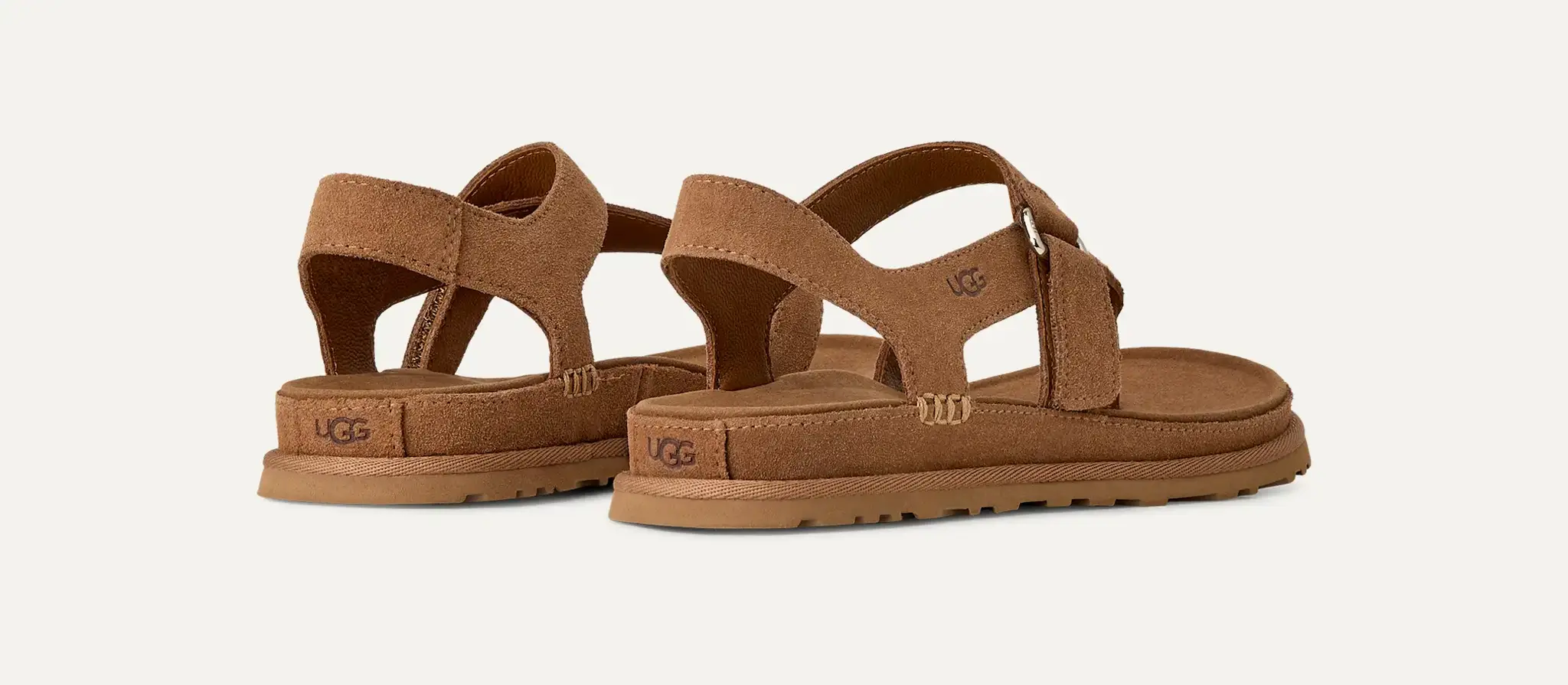 UGG UGG Sandaal Goldengaze Toe Post 1175134 Chestnut