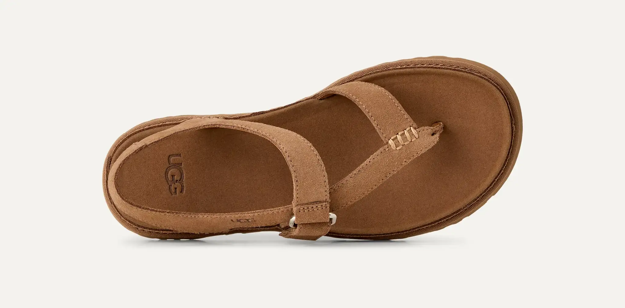 UGG UGG Sandaal Goldengaze Toe Post 1175134 Chestnut